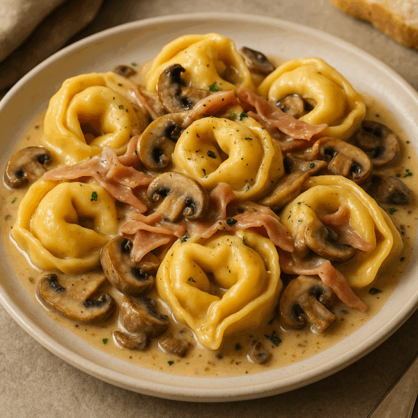 Tortelloni prosciutto ai funghi L
